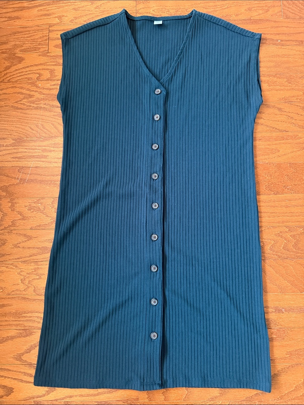 Old Navy ribbed button front dress